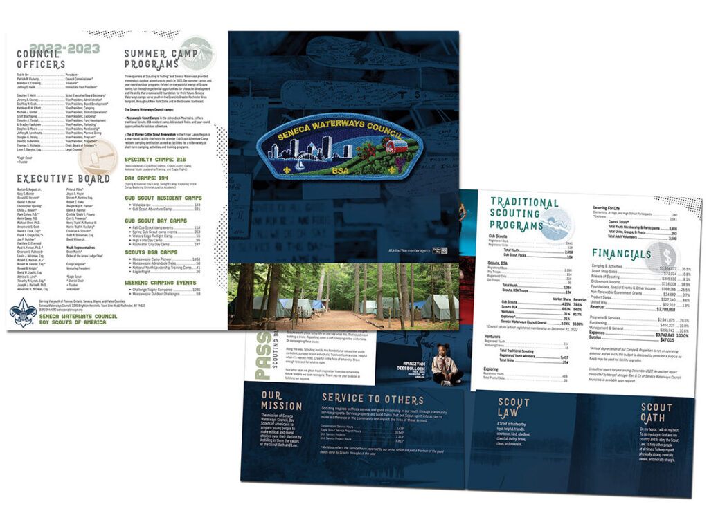 Folders and printed menus